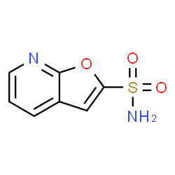 ChemSpider 2D Image | Furo[2,3-b]pyridine-2-sulfonamide | C7H6N2O3S