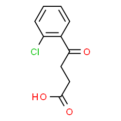ChemSpider 2D Image | 4-(2-Chlorophenyl)-4-oxobutanoic acid | C10H9ClO3