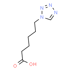 ChemSpider 2D Image | 6-(1H-Tetrazol-1-yl)hexanoic acid | C7H12N4O2