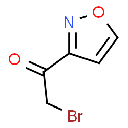 ChemSpider 2D Image | 2-Bromo-1-(1,2-oxazol-3-yl)ethanone | C5H4BrNO2