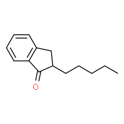 ChemSpider 2D Image | 2-Pentyl-1-indanone | C14H18O