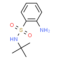ChemSpider 2D Image | 2-amino-N-(tert-butyl)benzenesulfonamide | C10H16N2O2S