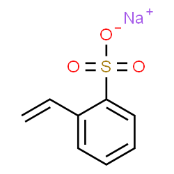 ChemSpider 2D Image | sodium styrenesulfonate | C8H7NaO3S
