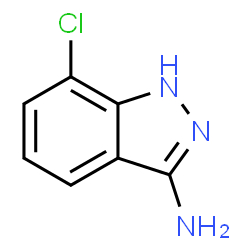 ChemSpider 2D Image | 7-Chloro-1H-indazol-3-amine | C7H6ClN3