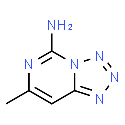 ChemSpider 2D Image | 7-Methyltetrazolo[1,5-c]pyrimidin-5-amine | C5H6N6