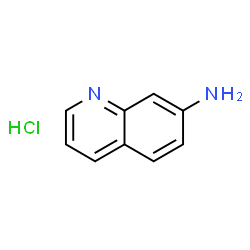 ChemSpider 2D Image | Quinolin-7-amine hydrochloride | C9H9ClN2