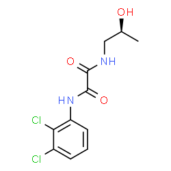 ChemSpider 2D Image | N-(2,3-Dichlorophenyl)-N'-[(2S)-2-hydroxypropyl]ethanediamide | C11H12Cl2N2O3