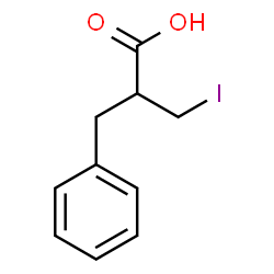 ChemSpider 2D Image | 2-Benzyl-3-iodopropanoic acid | C10H11IO2