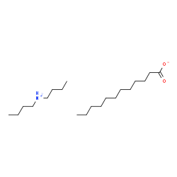 ChemSpider 2D Image | N-Butyl-1-butanaminium laurate | C20H43NO2