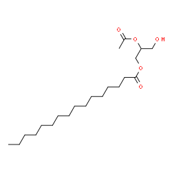 ChemSpider 2D Image | 2-Acetoxy-3-hydroxypropyl palmitate | C21H40O5