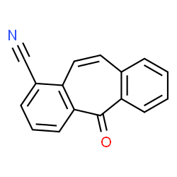 ChemSpider 2D Image | 5-Oxo-5H-dibenzo[a,d][7]annulene-1-carbonitrile | C16H9NO