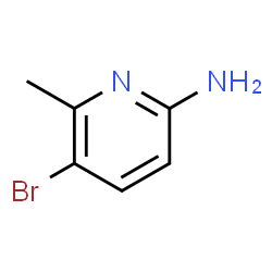 ChemSpider 2D Image | 5-Brom-6-methylpyridin-2-amin | C6H7BrN2