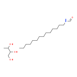 ChemSpider 2D Image | N-Tetradecylformamide - 1,2,3-butanetriol (1:1) | C19H41NO4