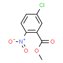 ChemSpider 2D Image | Methyl 5-chloro-2-nitrobenzoate | C8H6ClNO4