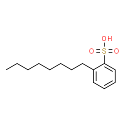 ChemSpider 2D Image | OCTYLBENZENESULFONIC ACID | C14H22O3S