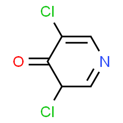 ChemSpider 2D Image | 3,5-Dichloro-4(3H)-pyridinone | C5H3Cl2NO