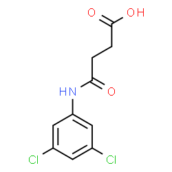 ChemSpider 2D Image | 4-[(3,5-Dichlorophenyl)amino]-4-oxobutanoic acid | C10H9Cl2NO3