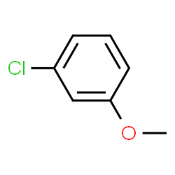 ChemSpider 2D Image | 3-chloro-1-methoxy-cyclohexa-1,3,5-triene | C7H6ClO