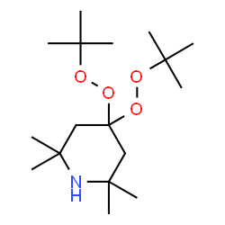 ChemSpider 2D Image | 4,4-Bis[(1,1-dimethylethyl)dioxy]-2,2,6,6-tetramethylpiperidine | C17H35NO4