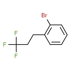 ChemSpider 2D Image | 1-Bromo-2-(3,3,3-trifluoropropyl)benzene | C9H8BrF3