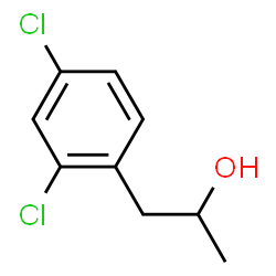 ChemSpider 2D Image | 1-(2,4-Dichlorophenyl)-2-propanol | C9H10Cl2O