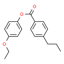 ChemSpider 2D Image | 4-Ethoxyphenyl 4-propylbenzoate | C18H20O3