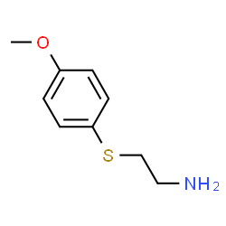 ChemSpider 2D Image | 2-[(4-Methoxyphenyl)sulfanyl]ethanamine | C9H13NOS