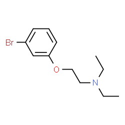 ChemSpider 2D Image | 3-(2-DIETHYLAMINO)ETHOXY-BROMOBENZENE | C12H18BrNO