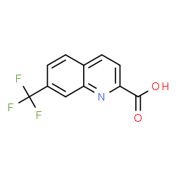 ChemSpider 2D Image | 7-(Trifluoromethyl)-2-quinolinecarboxylic acid | C11H6F3NO2