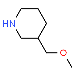 ChemSpider 2D Image | 3-(Methoxymethyl)piperidine | C7H15NO