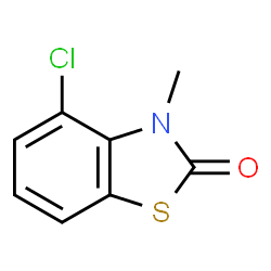 ChemSpider 2D Image | chlobenthiazone | C8H6ClNOS