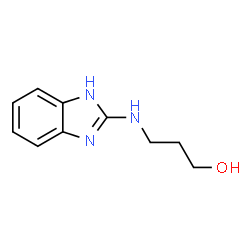 ChemSpider 2D Image | 3-(1H-Benzimidazol-2-ylamino)-1-propanol | C10H13N3O