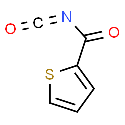 ChemSpider 2D Image | 2-Thiophenecarbonyl isocyanate | C6H3NO2S