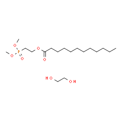 ChemSpider 2D Image | 2-(Dimethoxyphosphoryl)ethyl dodecanoate - 1,2-ethanediol (1:1) | C18H39O7P