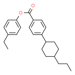 ChemSpider 2D Image | 4-Ethylphenyl 4-(4-propylcyclohexyl)benzoate | C24H30O2