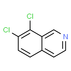 ChemSpider 2D Image | 7,8-Dichloroisoquinoline | C9H5Cl2N