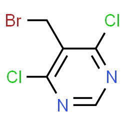 ChemSpider 2D Image | 5-(Bromomethyl)-4,6-dichloropyrimidine | C5H3BrCl2N2