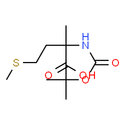 ChemSpider 2D Image | N-{[(2-Methyl-2-propanyl)oxy]carbonyl}-4-(methylsulfanyl)isovaline | C11H21NO4S