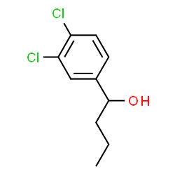 ChemSpider 2D Image | 1-(3,4-Dichlorophenyl)-1-butanol | C10H12Cl2O