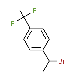 ChemSpider 2D Image | 1-(1-Bromoethyl)-4-(trifluoromethyl)benzene | C9H8BrF3