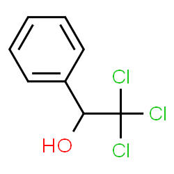 ChemSpider 2D Image | 1-Phenyl-2,2,2-trichloroethanol | C8H7Cl3O