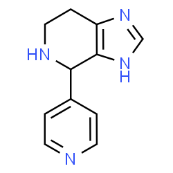 ChemSpider 2D Image | 4-{3H,4H,5H,6H,7H-imidazo[4,5-c]pyridin-4-yl}pyridine | C11H12N4