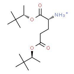 ChemSpider 2D Image | (2R)-1,5-Bis{[(2S)-3,3-dimethyl-2-butanyl]oxy}-1,5-dioxo-2-pentanaminium | C17H34NO4