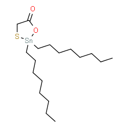 ChemSpider 2D Image | 2,2-Dioctyl-1,3,2-oxathiastannolan-5-one | C18H36O2SSn