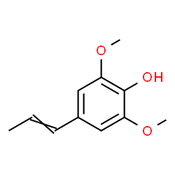 ChemSpider 2D Image | 4-Propenylsyringol | C11H14O3