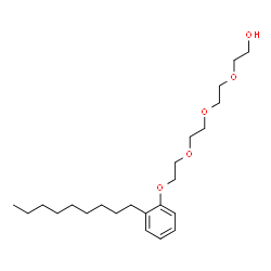 ChemSpider 2D Image | 2-(2-{2-[2-(2-Nonylphenoxy)ethoxy]ethoxy}ethoxy)ethanol | C23H40O5