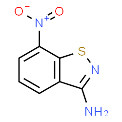 ChemSpider 2D Image | 7-Nitro-1,2-benzothiazol-3-amine | C7H5N3O2S