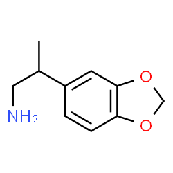 ChemSpider 2D Image | 2-(1,3-Benzodioxol-5-yl)-1-propanamine | C10H13NO2