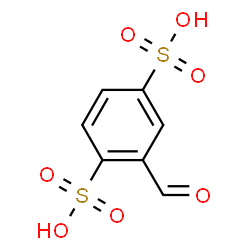 ChemSpider 2D Image | 2,5-Disulphobenaldehyde | C7H6O7S2