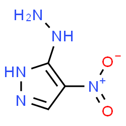 ChemSpider 2D Image | 5-Hydrazino-4-nitro-1H-pyrazole | C3H5N5O2